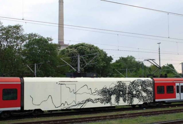 Graffiti Train in HANNOVER - Photo by snaqq - taps, moses