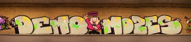 Graffiti Wall in HAMBURG - Photo by snaqq - demo, moses (2012)