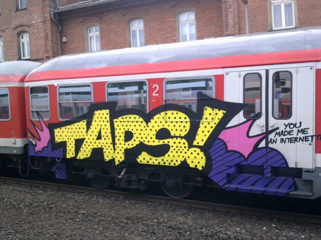 Graffiti Train in HANNOVER - Photo by snaqq - taps, moses