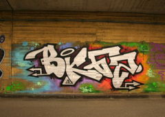 Graffiti Wall in HAMBURG - Photo by snaqq - bk, kgz