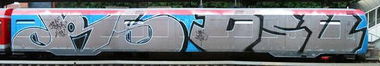 Graffiti Train - Photo by snaqq - RS, DSU, BK