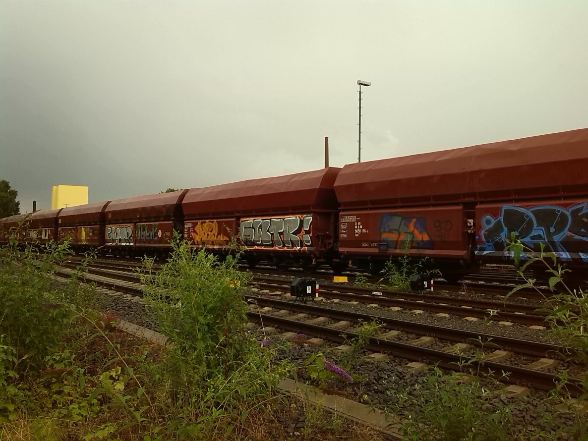 Graffiti Train - Photo by snekkerz