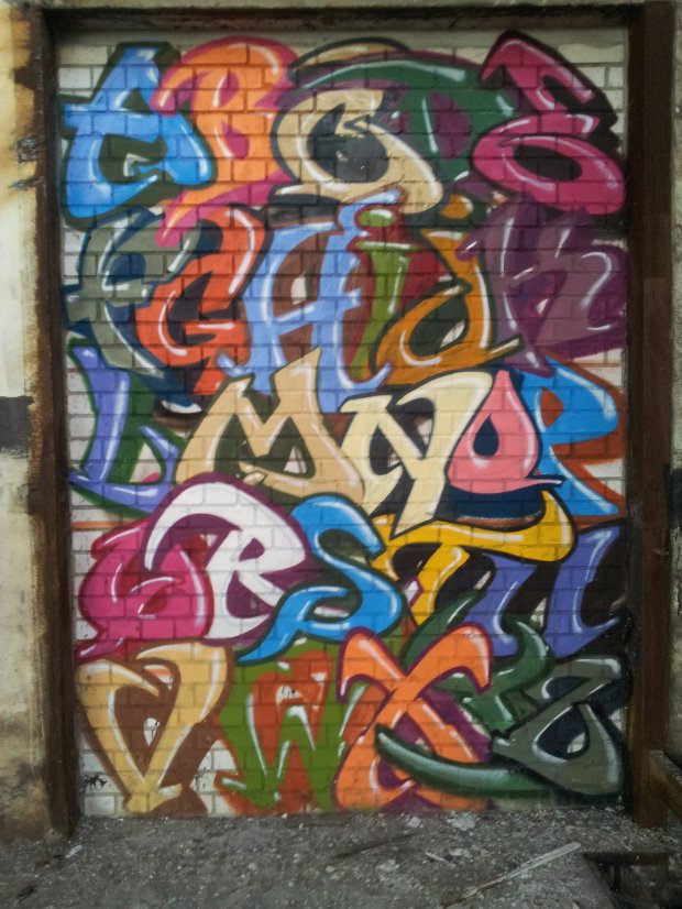 Graffiti Wall - Photo by snekkerz - abc, ferc