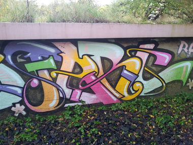 Graffiti Wall - Photo by snekkerz - ferc
