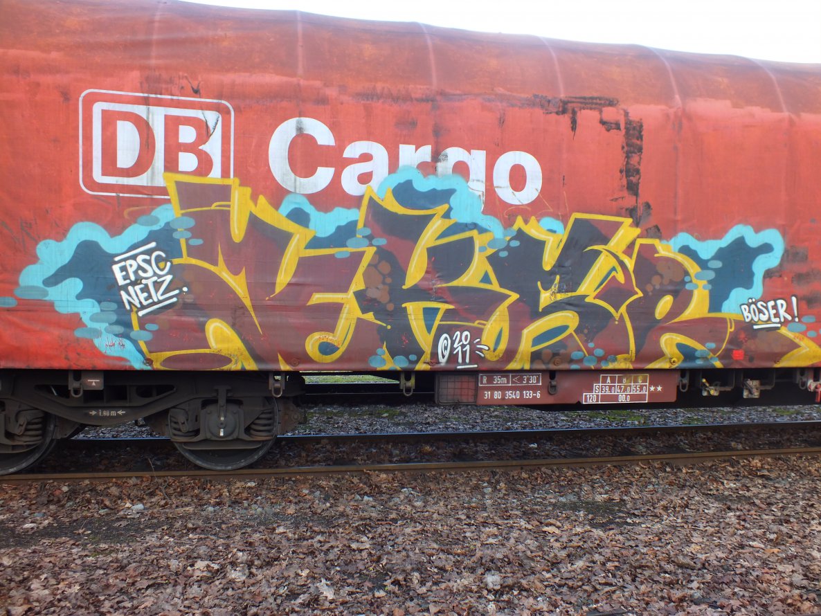 Graffiti Train - Photo by snekkerz (2011)