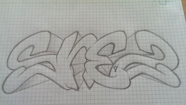 Graffiti Sketch - Photo by snezer - sketch, snez, 413