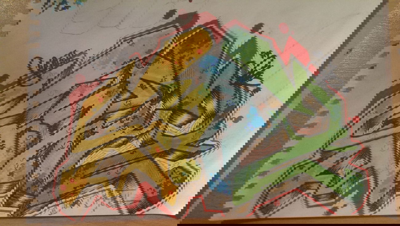 Graffiti Sketch - Photo by snezer - sketch, snez, 413