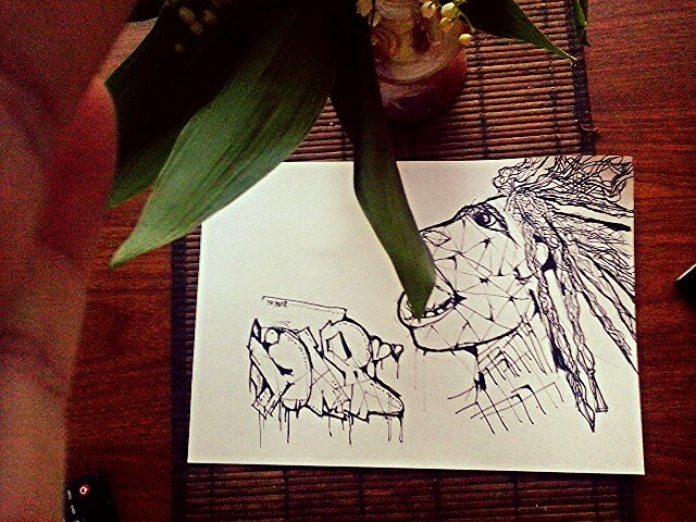 Graffiti Sketch - Photo by sobakapoezd (2014)