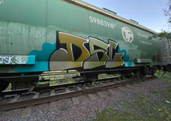 Graffiti Train in Указать Местоположение - Photo by soket2dsl - freights, bombing, graffiti (2024)