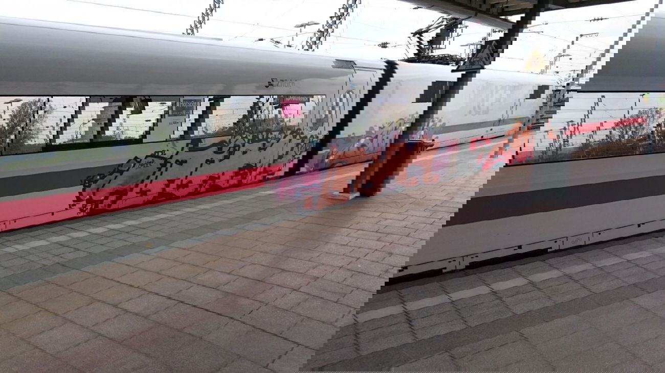 Graffiti Train - Photo by soks