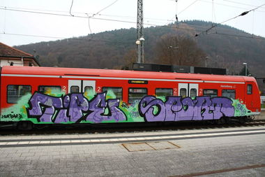 Graffiti Train - Photo by solaplexus - tipe, sport, vdk