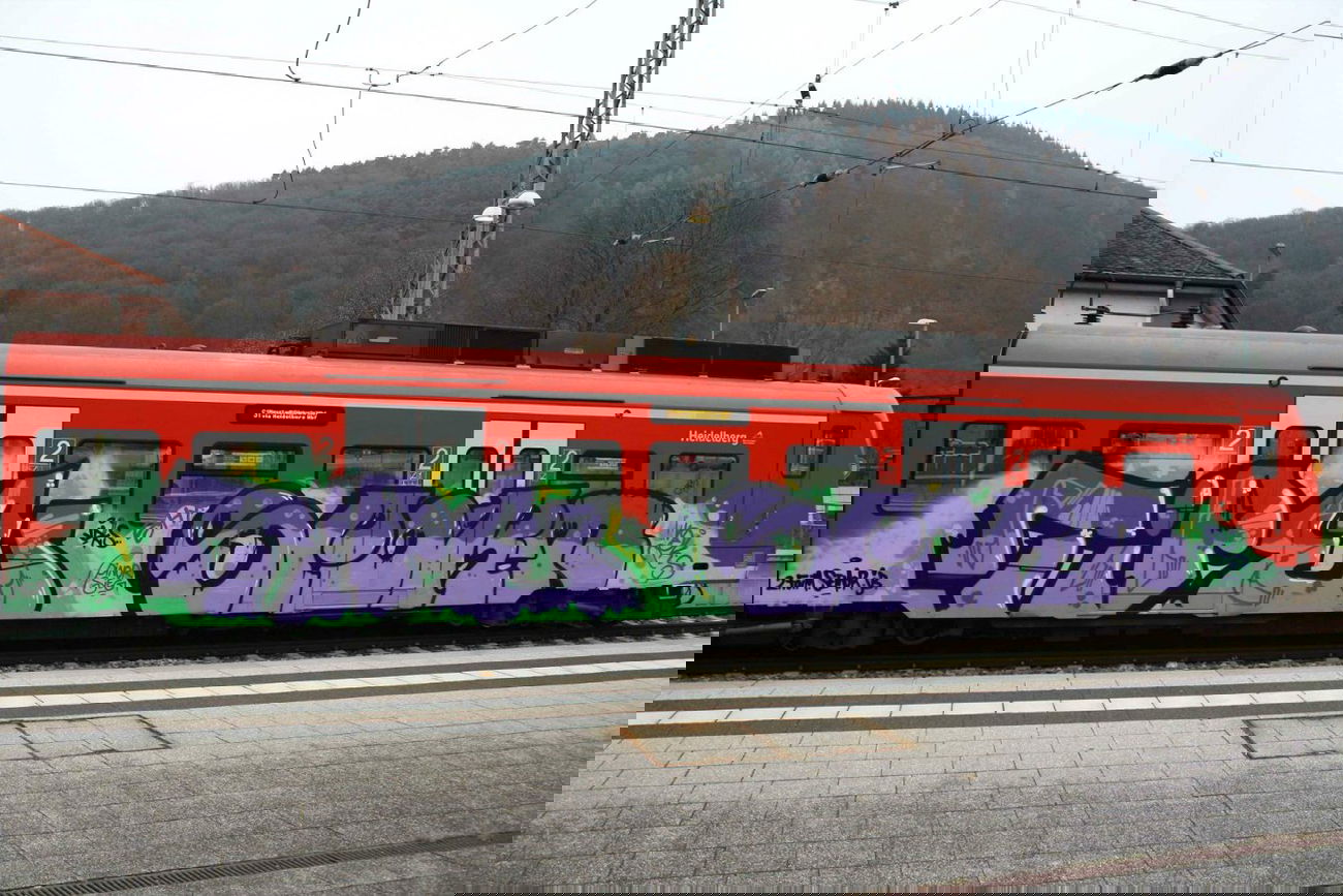 Graffiti Train - Photo by solaplexus - tipe, sport, vdk