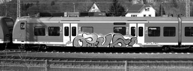 Graffiti Train - Photo by solaplexus - zug, onf
