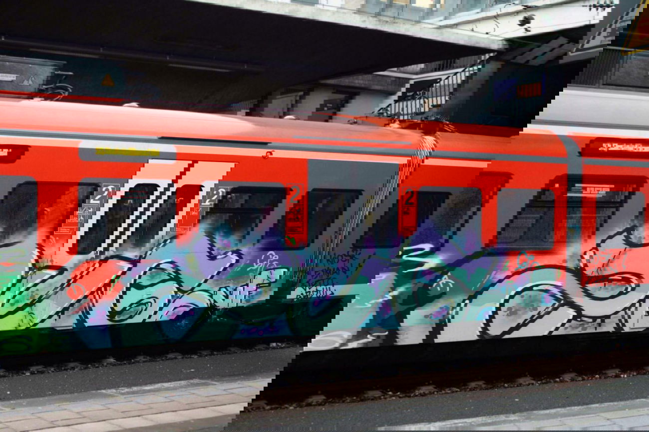 Graffiti Train - Photo by solaplexus - zug
