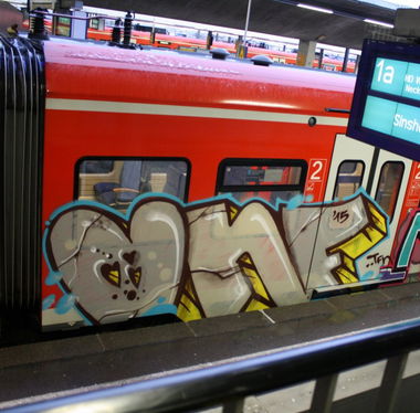 Graffiti Train - Photo by solaplexus - onf, tfn, iws