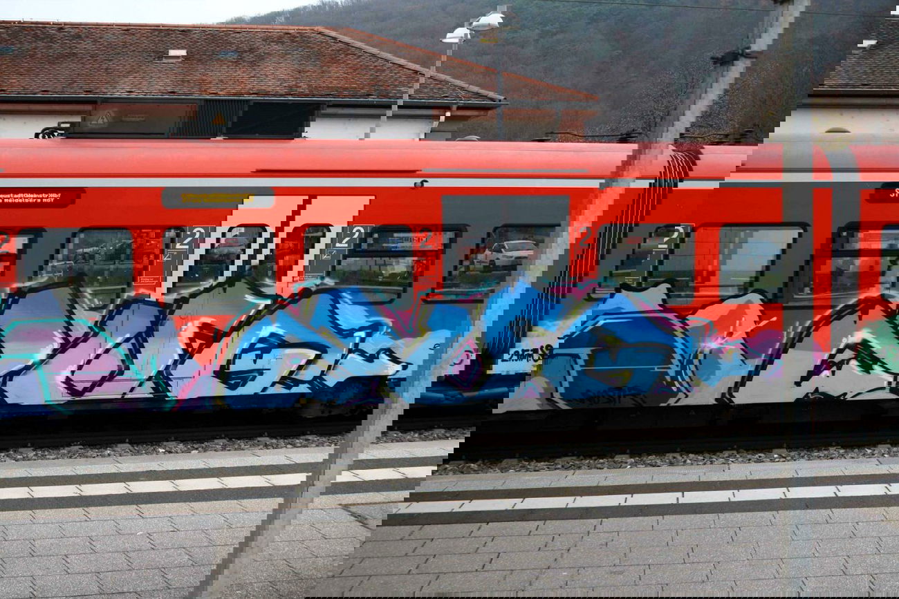 Graffiti Train - Photo by solaplexus - zug