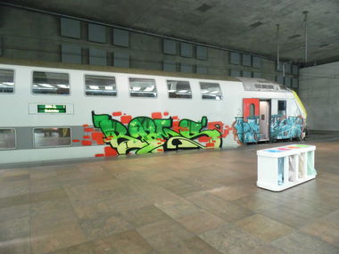 Graffiti Train - Photo by somer