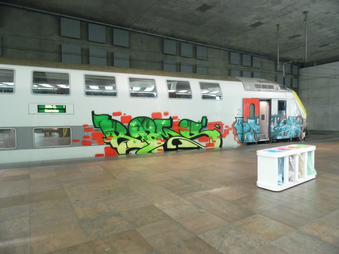 Graffiti Train - Photo by somer