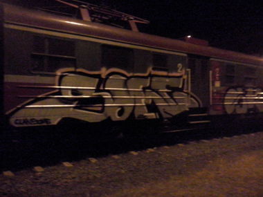 Graffiti Train - Photo by somer