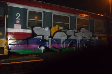 Graffiti Train - Photo by somer