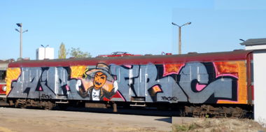 Graffiti Train - Photo by somer