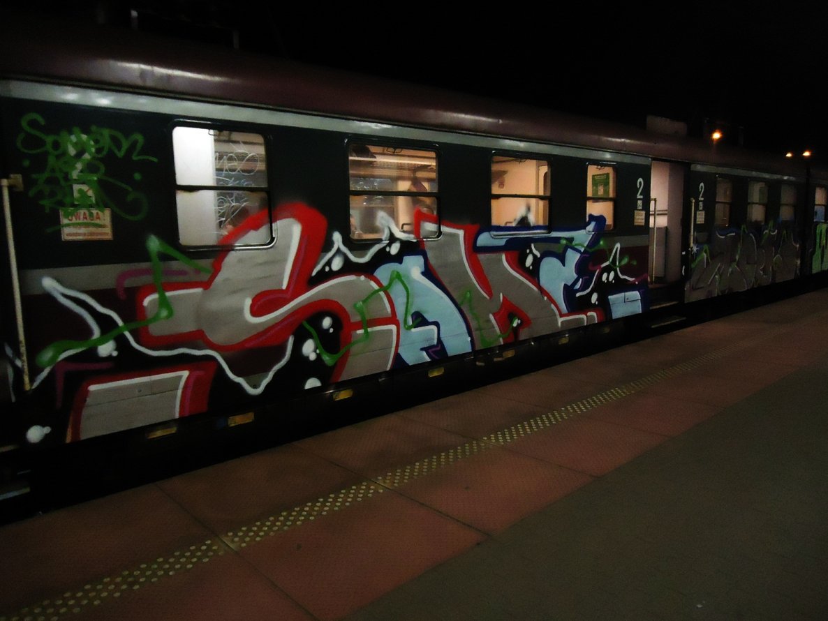 Graffiti Train - Photo by somer