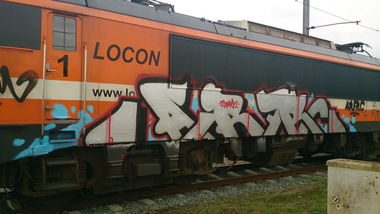 Graffiti Train - Photo by somer