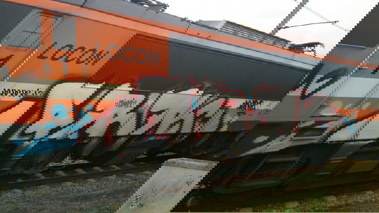 Graffiti Train - Photo by somer