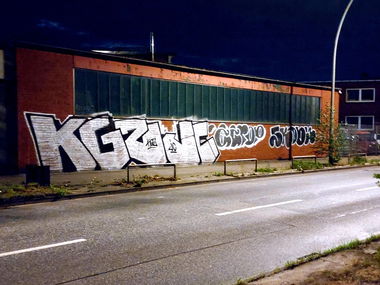 Graffiti Wall in Hamburg - Photo by sone89jc - kgz, jc (2020)
