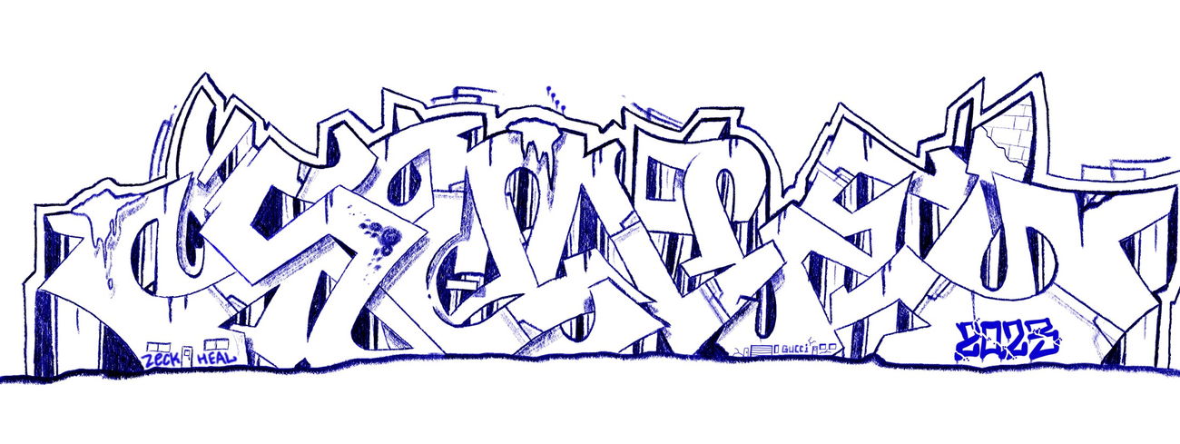 Graffiti Sketch - Photo by sone89jc - sone, ballpen, sketch (2023)