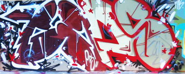 Graffiti Wall in Zunzgen - Photo by soniz - gaps, one, mb (2013)