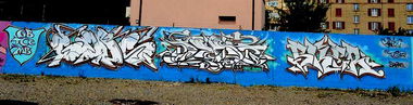 Graffiti Wall in Basel - Photo by soniz - gaps, dest, sker (2014)