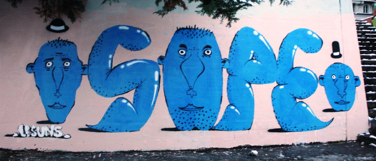 Graffiti Wall in Freiburg - Photo by sope798 - sope (2016)