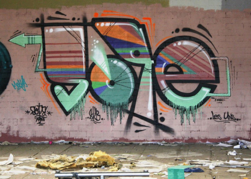 Graffiti Wall in Fribourg - Photo by sope798 - sope798, sope, skb (2013)