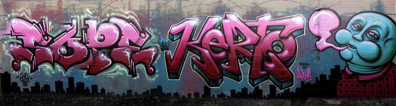 Graffiti Wall in Fribourg - Photo by sope798 - sope798, sope, medya (2013)