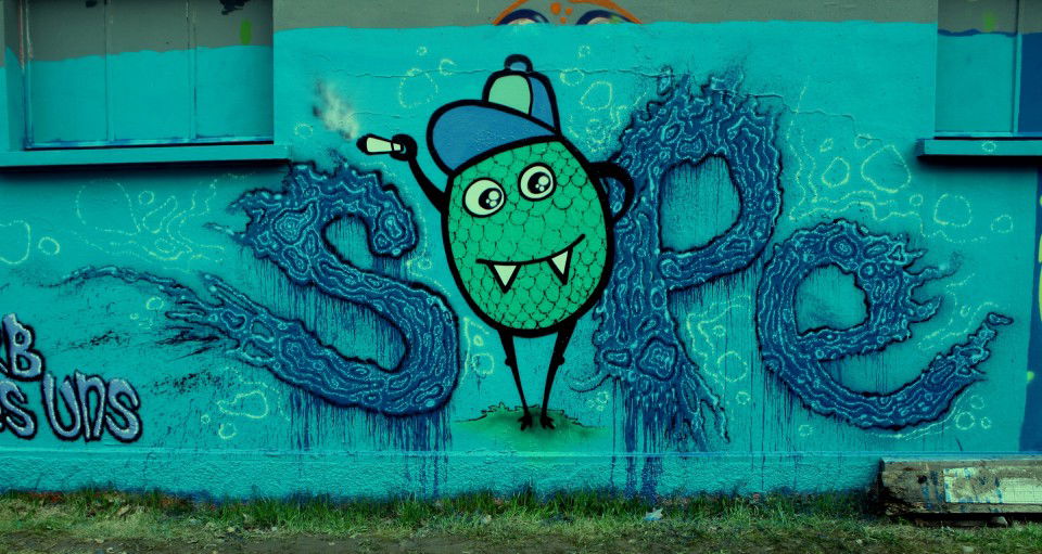Graffiti Wall in Fribourg - Photo by sope798 - sope798, sope, skb (2013)
