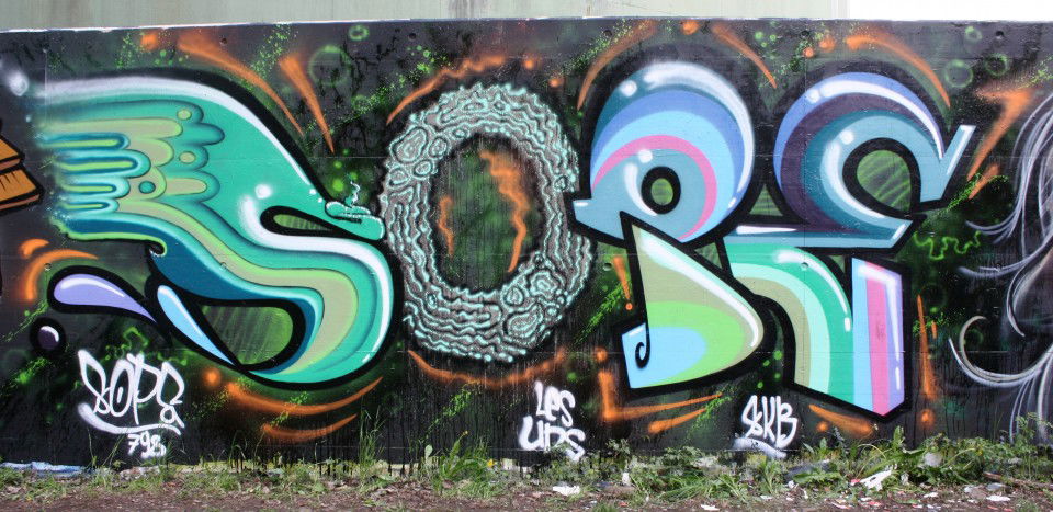 Graffiti Wall in Laupen - Photo by sope798 - sope798, sope, skb (2013)
