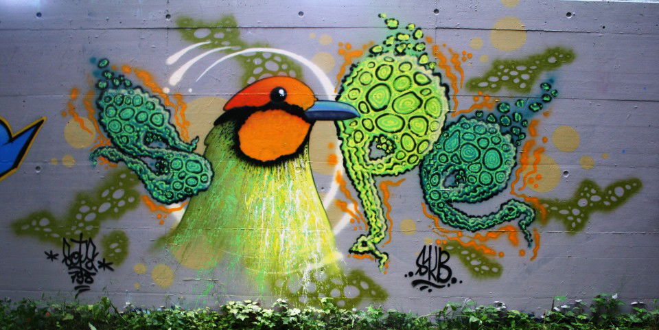 Graffiti Wall in Laupen - Photo by sope798 - sope798, sope, skb (2013)