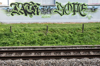 Graffiti Wall in Fribourg - Photo by sope798 - sope798, sope, jack (2013)