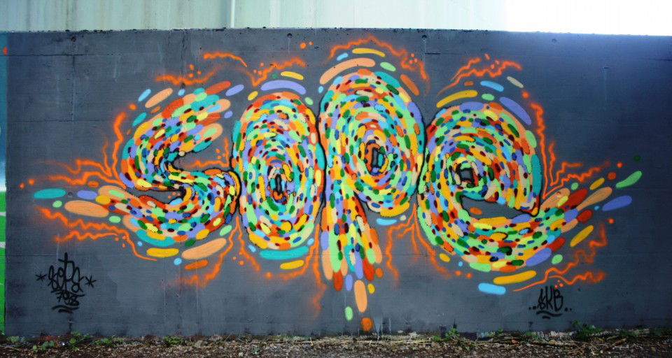 Graffiti Wall in Laupen - Photo by sope798 - sope798, sope, skb (2013)