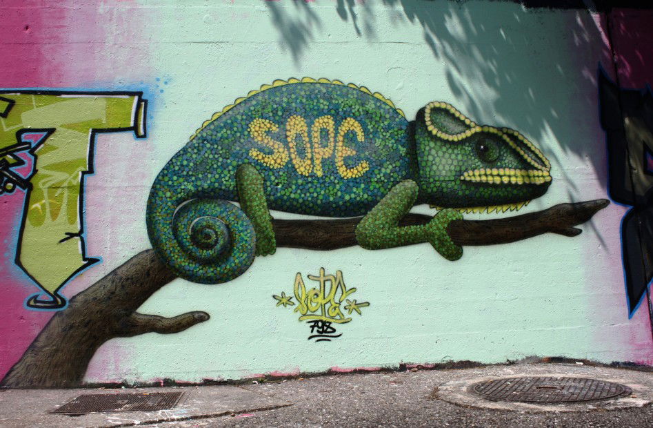 Graffiti Wall in Fribourg - Photo by sope798 - sope798, sope, skb (2013)