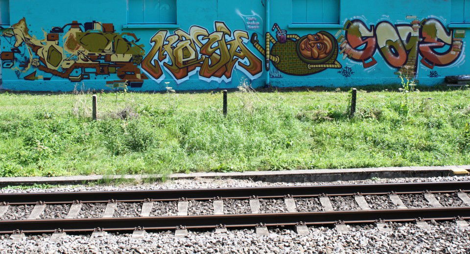 Graffiti Wall in Fribourg - Photo by sope798 - sope798, sope, Tofu (2013)