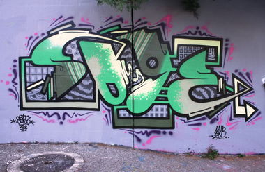 Graffiti Wall in Fribourg - Photo by sope798 - sope798, sope (2013)