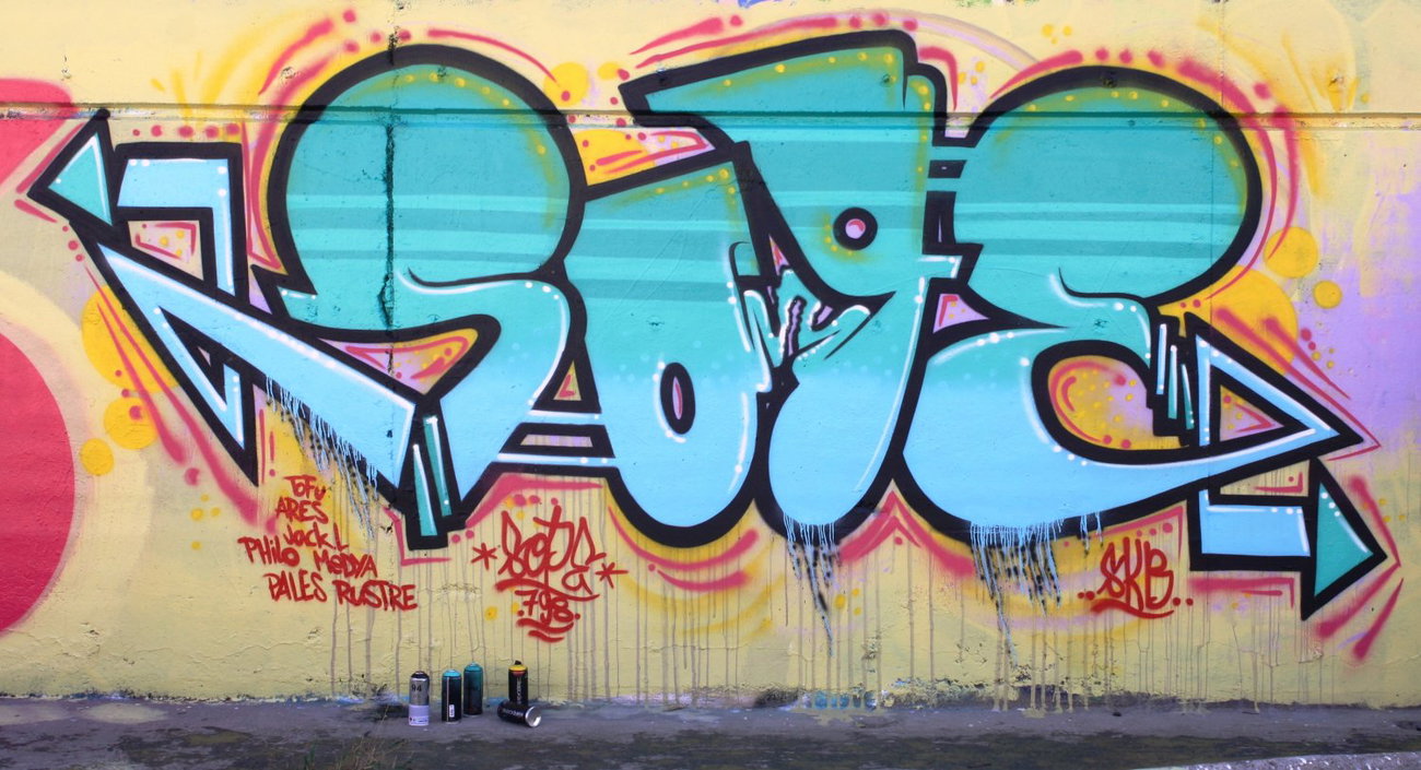 Graffiti Wall in Montpellier - Photo by sope798 - sope798, sope, skb (2013)