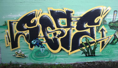 Graffiti Wall in Fribourg - Photo by sope798 - sope798, sope, epos (2013)