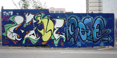 Graffiti Wall in Fribourg - Photo by sope798 - Zad, sope798, sope (2013)