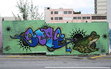 Graffiti Wall in Fribourg - Photo by sope798 - sope, sope798, skb (2013)