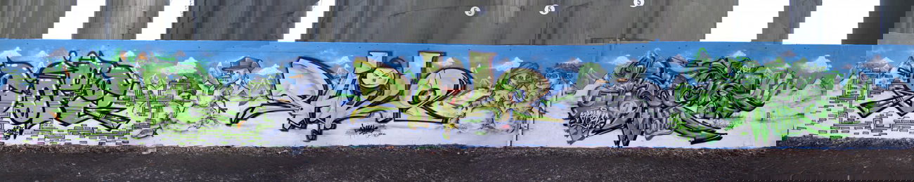 Graffiti Wall in Laupen - Photo by sope798 (2014)