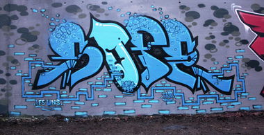 Graffiti Wall in Laupen - Photo by sope798 (2014)