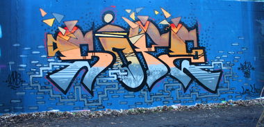 Graffiti Wall in Laupen - Photo by sope798 (2014)